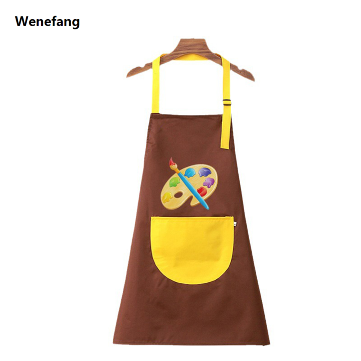 Wenefang%20Children%20Painting%20Drawing%20Apron%20Baby%20Bib%20Craft%20Coat%20with%20Pocket%202025%20New%20Kids%20Art%20Smock%20Children%20Painting%20Aprons%20Sleeveless%20-%20Image%202