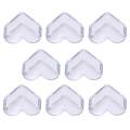 Soft Proofing Corner Guards Clear Edge Proof Protectors Table Bumpers Cover Furniture Sharp Corners for Baby Chlidren Kids Safety- 8 Pack. 