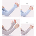 Outdoor Sports Ice Cream Sunscreen Sleeve Hand Male Bicycle Cycling Arm Sleeves UV Protection For Men And Women CHAISHAN. 