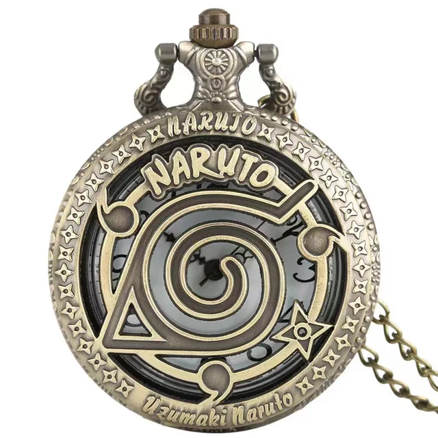 Anime Antique Watch / Naruto Analog Pocket Watch / Men