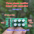 24V 3A Three-Phase Rectifier Bridge Small Generator Rectifier Board Brushless Brush DC Generator Filter Board Module ZHIYU. 