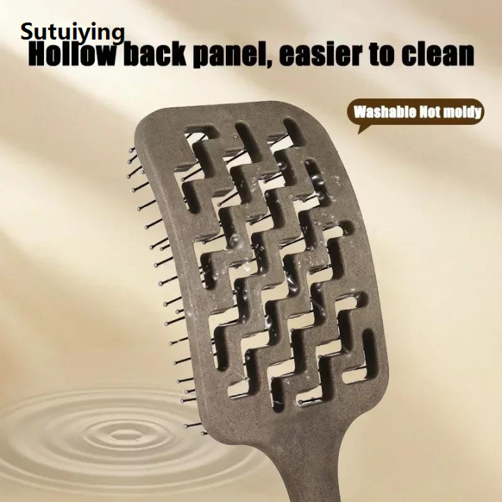 Sutuiying%201PCS%20Detangling%20Hairbrush%20Anti-static%20Massage%20Combs%20Degradable%20High%20Quality%20Hollow%20Massage%20Hair%20Comb%20Wet%20Dry%20Dual%20Purpose%20HairBrush%20-%20Image%203