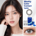 Weekly Color Contact Lens with 30 ml Mutisol+ Solution & Lens Case. 
