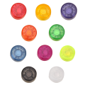 10PCS Guitar Pedal Footswitch Toppers, Multicolor, for Easy Pedal Board Access. 