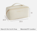 Wifu Travel and Makeup Bag Pouch PU Leather Cosmetic and Makeup Organizer. 
