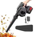 Handheld 2 In1 Electric Air Blower 1400W Power 688Vf Battery Blowing Dust Collector Blowing Suction Dust Collecting Cordless Vacuum Cleaner Garage Use. 