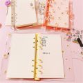 New School Supplies Stationery Transparent Folders A5A6 Notebook Binder Binder Pockets. 