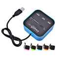 All In One Card Reader With 2.0 Usb Hub. 