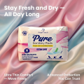 PURE Extra Care XL 290mm Ultra Thin Day Pads | Sanitary Pads | 10 Pads | Anion Chip | Leak Guard. 