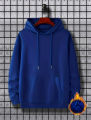 New Warm Fleece  Drawstring Hoodie For Men and Women. 