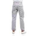 Off White Color Cotton Side Pocket Design Cargo Pant For Men. 