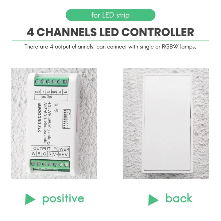 Mini%204%20Channel%20DMX%20RGBW%20Decoder%2016A%20RGB%20RGBW%20Strip%20Controller%20-%20Image%205