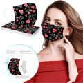 10pcs Valentine's Day Disposable Face Mask For Adult Couples Valentines Masks With Design Cute Masks Pm2.5 Protection Masken. 