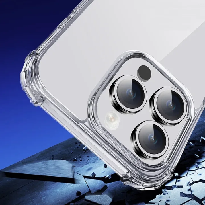 Apple%20iphone%2016%20Pro%20(6.3")%20&%20iphone%2016%20Pro%20Max%20(6.9")%20Clear%20Cover%20Transparent%20Shockproof%20Tpu%20Soft%20Cover%20Case%20-%20Image%202