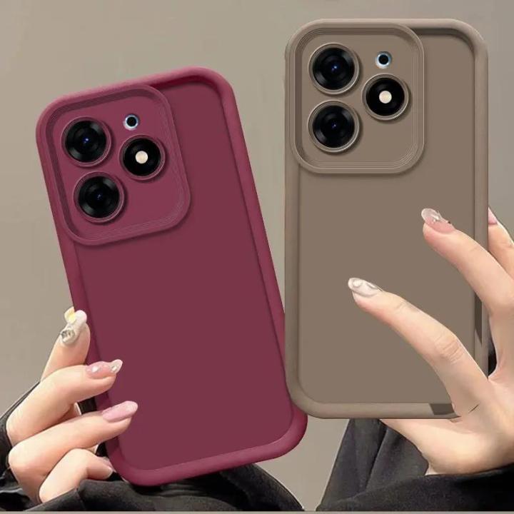 HOT%20TPU%20Liquid%20Silicone%20Protect%20Phone%20Case%20For%20Tecno%20Spark%2030C%2020C/Pro%20G%202025/24%20GO1%20Pova6%20NEO%20Camon%2030/20%20Pro%204G%205G%20Soft%20Back%20Cover%20-%20Image%203