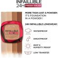 Loreal Paris Infallible Longwear Powder Foundation 245 Warm Sand 9g. 