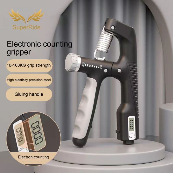 SuperRide%20Hand%20Grip%20Strengthener%20Electronic%20Digital%20Display%20Countable%2010-100KG%20Adjustable%20Resistance%20Arm%20Muscle%20Training%20Heavy%20Duty%20Men%20Women%20Hand%20Mu%20-%20Image%203