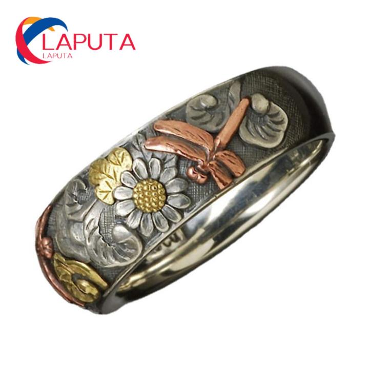 Fashion%20Ring%20Sunflower%20Unisex%20Dragonfly%20Jewelry%20Ring%20-%20Image%203