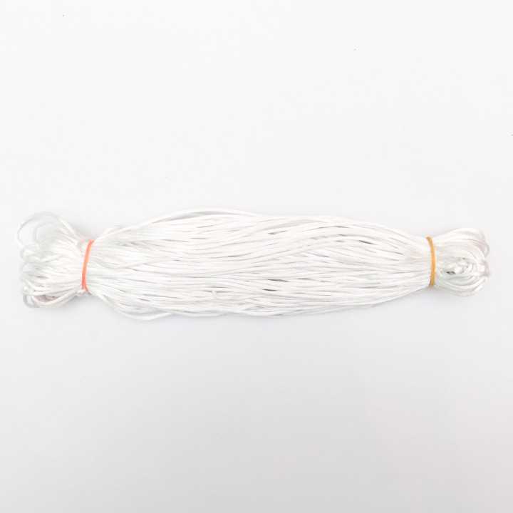 White Keyring Thread Rope