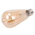 fasdaga 2X Dimmable E27 4W Retro Vintage Filament ST64 COB LED Bulb Light Lamp Body. 
