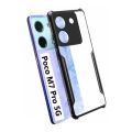 Poco M7 Pro(5g) Ipaaky Back Transparent Semi Hard Border Cover. 