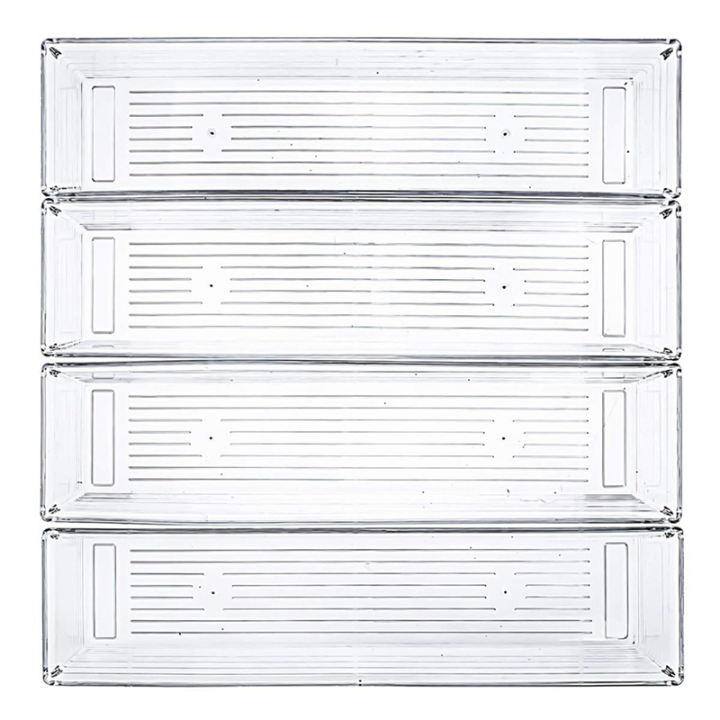 20%20Pack%2012%20X%203%20X%202%20Inch%20Clear%20Drawer%20Organizer%20Trays,%20Desk%20Drawer%20Divider%20Storage%20Bins,%20Storage%20Box%20Set%20for%20Kitchen%20-%20Image%203