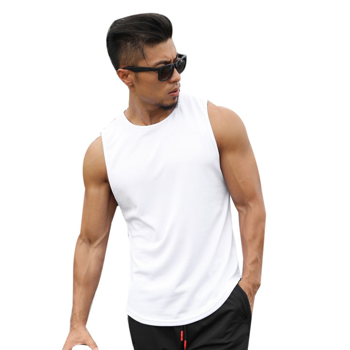 New%20Vest%20Loose%20Basketball%20Training%20Sleeveless%20Men's%20Sports%20Marathon%20Fast%20Dry%20Vest%20Running%20Fitness%20-%20Image%203