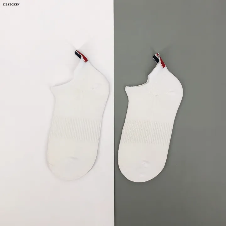 DISICHEN%20Sales%20promotion%20TB%20Men's%20Boat%20socks%20Luxury%20Brand%20Solid%20Color%20Crew%20Socks%20Korean%20Fashion%20Style%20Cotton%20Knitted%20Uni%20Casual%201/6%20Pairs%20Sockings%20-%20Image%208