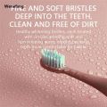 Wenefang Sonic Electric Toothbrush For Kids Cartoon Colorful IPX7 Waterproof New With Replacement Heads Cleaning Automatic Rechargeable Brush. 