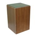 Dark Brown Wooden Nepali Made Cajon- 11.5 x 11.5 x 16 Inch. 