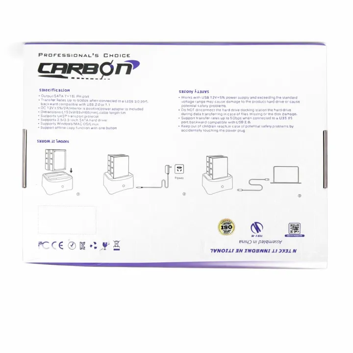 Carbon%20USB%203.0%20To%20SATA%20Double%20Hard%20Drive%20Docking%20Station%20Double%20Port%20%205Gbpa%202.5"%20/%203.5"%20Support%20up%20to%2010TB%20HDD%20Best%20For%20Data%20Backup%20%7C%20Hard%20Disk%20Testing%20%7C%20Data%20Recovery%20-%20Image%202