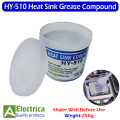 Vylon HY510 250g Grey Silicone Compound Thermal Paste Conductive Grease Heatsink for CPU GPU Chipset Termopasta Cooling with scraper by Electrica. 