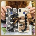 soft case Skin-friendly feel Phone Case For Samsung Galaxy M20/SM-M205FD Black pearl pendant Back Cover Waterproof cute. 