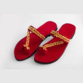 Velvet Chadke Slipper. 