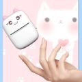 Paperang Printer Portable Thermal Printer Cat Shaped Lightweight Pocket Thermal Label Printer Mini Wireless Bluetooth Printer Office. 