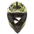 Shiro MX-917 THUNDER Fluor Yellow Off Road Motorcycle Helmet by Moto World Nepal. 