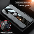 Lenuo For Realme X7 Case Luxury Bracket Ring Phone Case Soft TPU Leather Back Cover. 