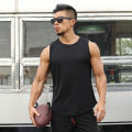 New Vest Loose Basketball Training Sleeveless Men's Sports Marathon Fast Dry Vest Running Fitness. 