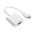 Black Hdmi To Vga Display Adapter / Converter. 