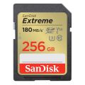 4K Memory Card For DSLR Camera 256GB Extreme SDXC card, SD card up to 180MB/s, V30, UHS-I, Class, 10, U3, V30. 
