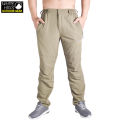 Outdoor Hiking Trekking Bike Riding Inner Fleece Winter Stretchable Warm Khaki Trouser for Men. 