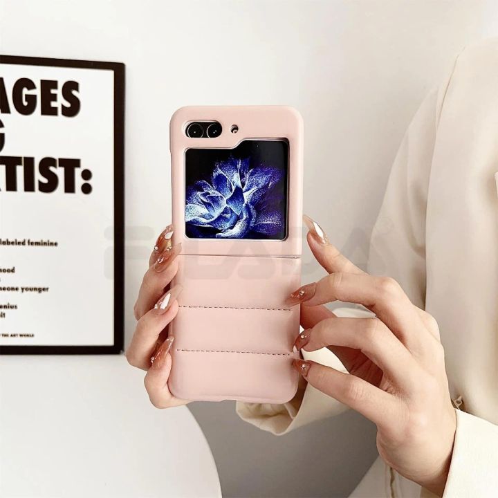 HODON%20Luxury%20Colorful%20Matte%20Plain%20PU%20Folding%20Phone%20Case%20For%20Samsung%20Galaxy%20Z%20Flip%206%205%204%203%20Cases%20Shockproof%20Protection%20Soft%20Back%20Cover%20-%20Image%208