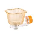 New Magnetic Base Parrot Feeder Transparent Spill-proof Bird Feeding Bowl Plastic Tip-proof Pet Food Container Cage Accessories. 