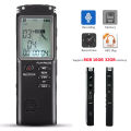 8GB USB Dictaphone Digital Audio Voice Recorder With VAR/VOR Built-in Microphone. 