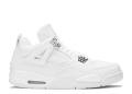 Jordan 4 With Logo Mettalic High Top Sneakers Shoes For Men By Sneakers Point. 