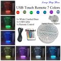 Difutagui Gift Romantic Wife Lamp Cartoon Table Lamp 3D7 [802e9a44RGB Luxury Colorful Cute Lovers Kiss Sweet LED Girl Mini Light Gifted. 