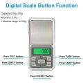 Mini Pocket Weight Scale Digital 0.01G To 200G For Jewellery/Chem/Kitchen Small Weighing Machine. 