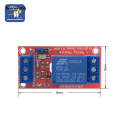 Wenefang 1 Channel 5V 12V Relay Module Board Shield for Arduino Luxury with Optocoupler Support High and Low Level Trigger. 