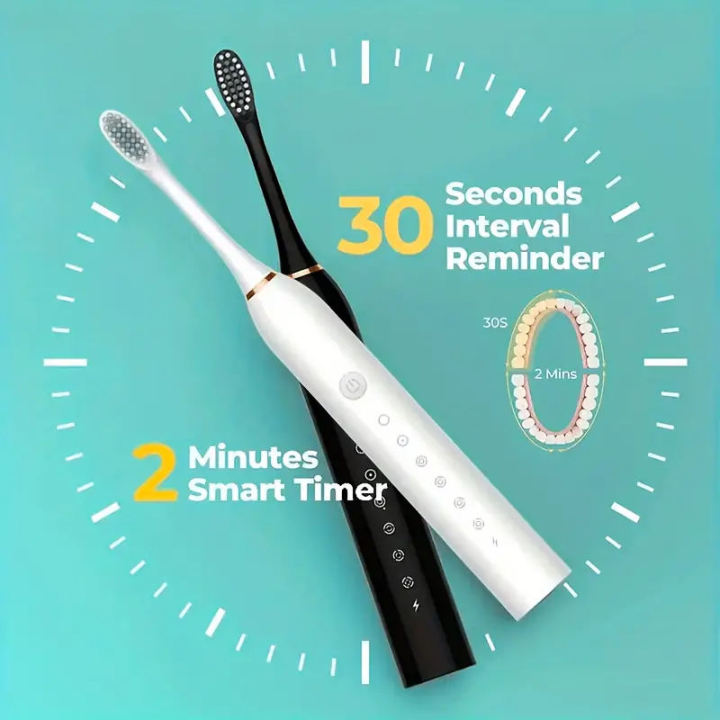 X-3%20Sonic%20Electric%20Toothbrush%20%7C%206%20Brushing%20Modes%20%7C%2042,000%20VPM%20High-Frequency%20Vibration%20%7C%20IPX7%20Waterproof%20%7C%20USB%20Rechargeable%20%7C%204%20Replacement%20Brush%20Heads%20-%20Image%203