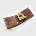 Handmade Minimalist Wallet for Men Short Mini Genuine Leather Small Cool Best Front Pocket Wallet for Men 8.5*10.2cm. 